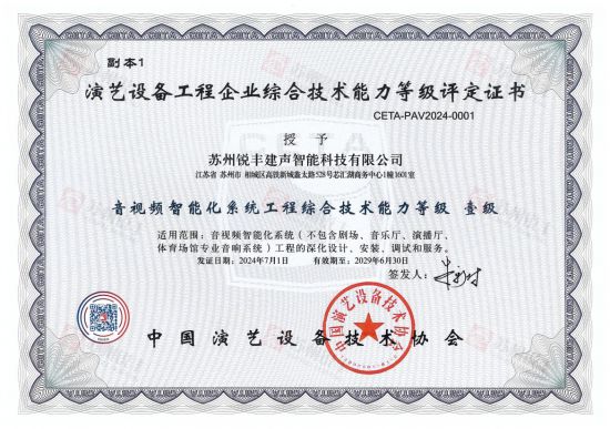 音视频智能化壹级